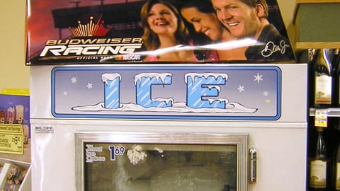 Budweiser Racing Case Display