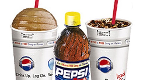 Pepsi iTunes 7-Eleven Sign