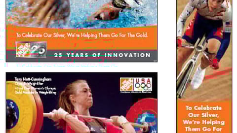Home Depot Olympics Signage