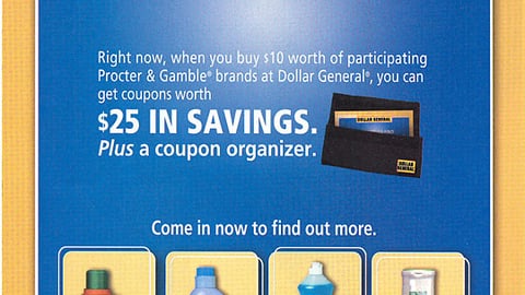 Dollar General 'brandSaver' FSI