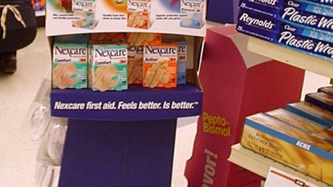 3M Nexcare Bandages Floorstand