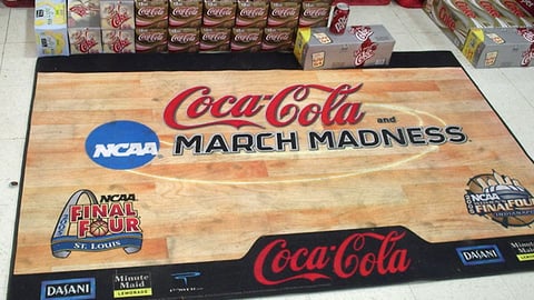 Coca-Cola March Madness Floor Mat