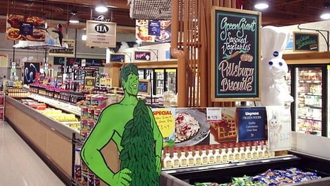 Green Giant Standee