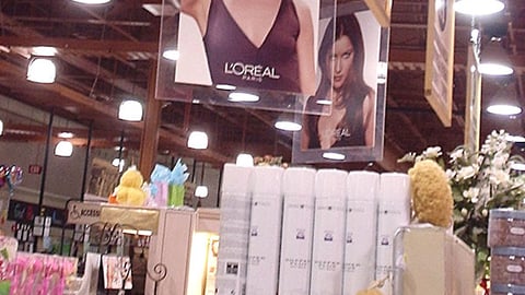 L'Oreal Overhead Signs