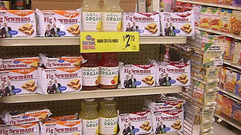 Newman's Own Cookie Endcap Header