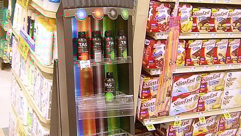 Tag Body Spray Floorstand