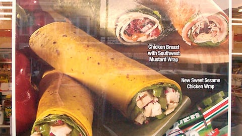 Team 7-Eleven Wraps Window Cling