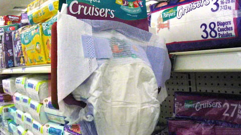 Pampers Cruisers Shelf Sample