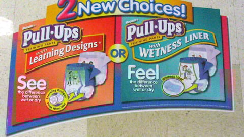 Huggies Pull-Ups Floor Cling
