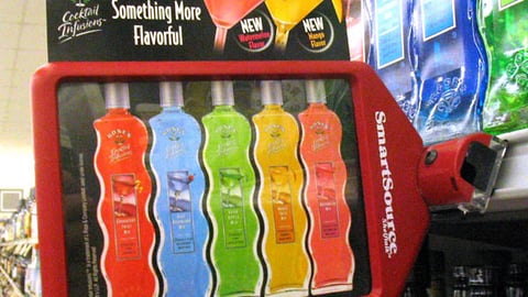 Rose's Coctail Infusions Shelf Sign