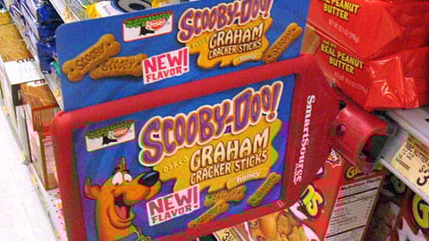 Keebler Scooby-Doo Sticks Shelf Sign