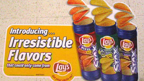 Lay's Stax Floor Cling