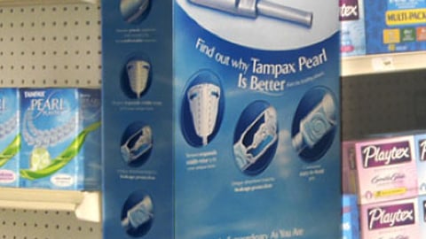 Tampax Pearl Power Wing