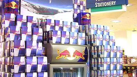 Red Bull Endcap with Cooler
