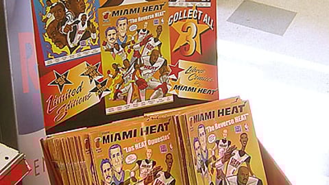  Miami Heat Comic Books Shipper