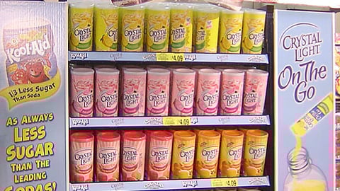 Publix Kool-Aid/Crystal Light Endcap