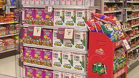 Winn-Dixie Cereal Endcap