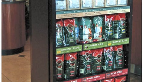 Tully's Coffee Floorstand