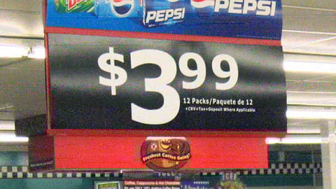 Pepsi Overhead Signage