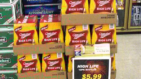 Miller Brewing Case Stack