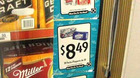 Circle K Cooler Price Signs