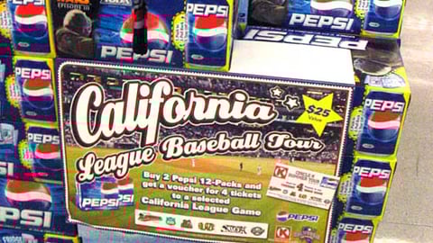 Circle K/Pepsi Baseball Case Stack