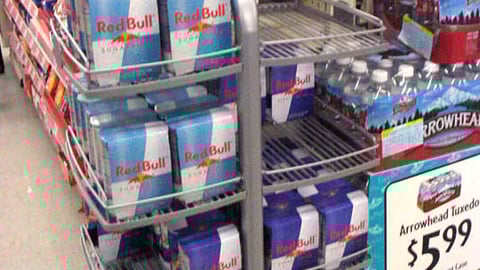 Red Bull Floor Display