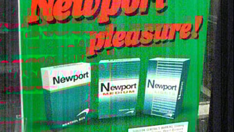Newport Window Sign