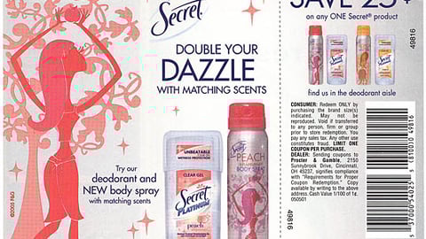 'brandSaver' Secret Sparkle FSI