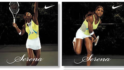 Nike Serena Lenticular Sign