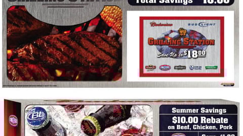 Anheuser-Busch Grilling Station Displays