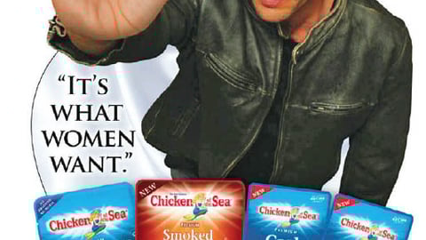 Chicken of the Sea Floor Cling