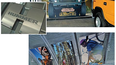 Hummer Dealership Displays