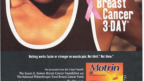 Motrin Komen Foundation FSI