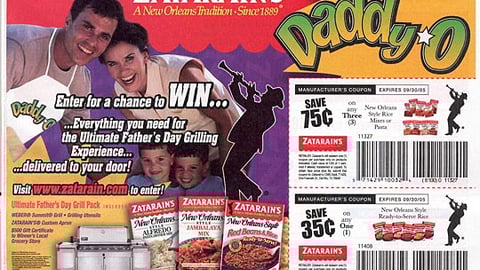 Zatarain's Daddy-O Grill Sweeps FSI