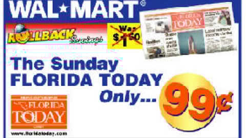 Florida Today, Wal-Mart Promotion Graphics