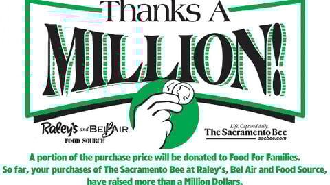 Sacramento Bee, Raley's Food for Families Promotion Graphics