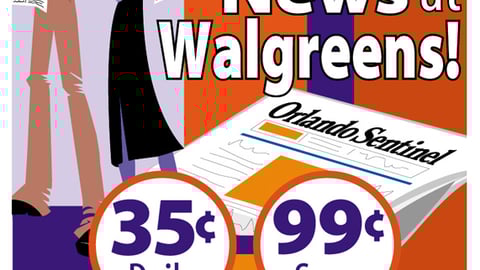 Orlando Sentinel, Walgreens Promotion Graphics