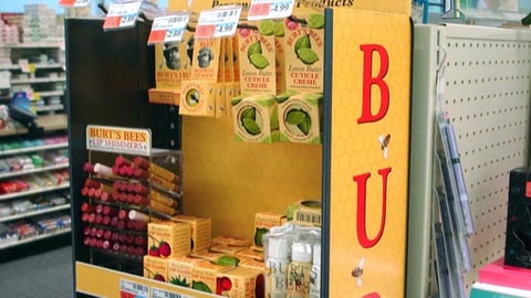 Burt's Bees Endcap