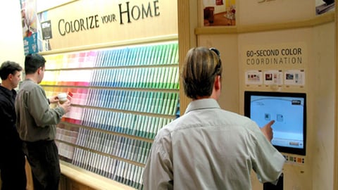 Behr Paints Color Selection Kiosk