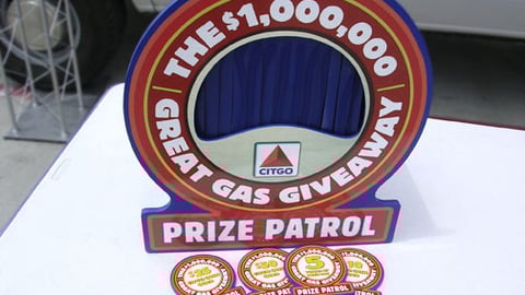 Citgo Prize Patrol Entry Display