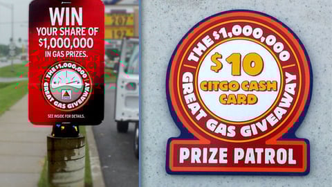 Citgo Prize Patrol Sweepstakes Signs