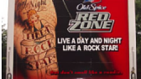 Old Spice "Rock Star" Tour Van Graphics