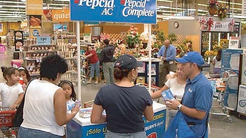 Pepcid 'Strike Out Heartburn' Kiosk