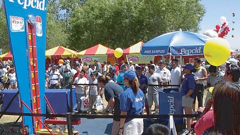 Pepcid Strike Out Heartburn Event