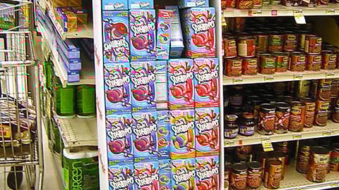 Kellogg's Fruit Streamers Shipper