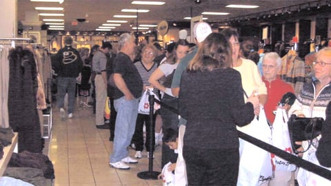 Carson Pirie Scott's Green Bay Packers Event