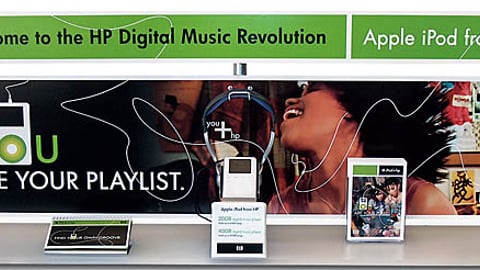 HP Apple iPod Countertop Display