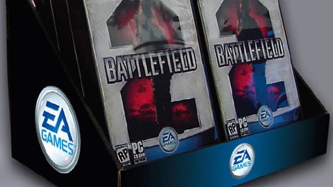 EA Games 'Battlefield 2' Shelf Display