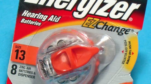 Energizer Hearing Aid Batteries Packaging